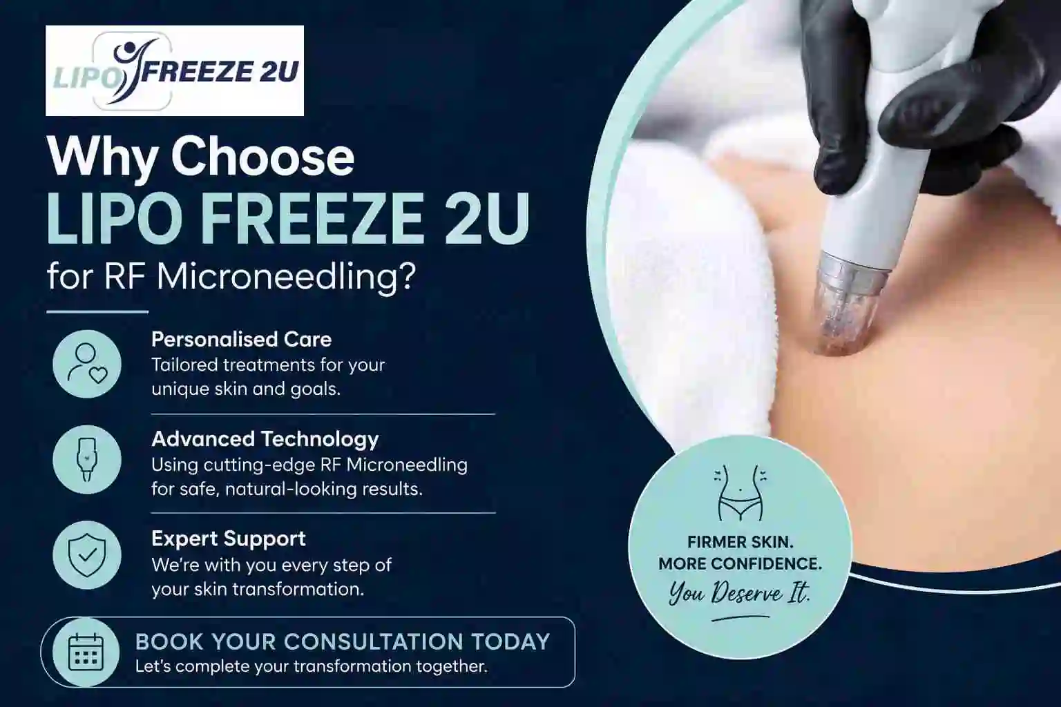 Why Choose LIPO FREEZE 2U for RF Microneedling Chelmsford?